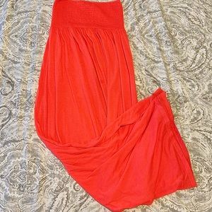 H&M Divided Strapless Maxi Dress
